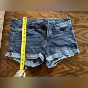 Dark Blue Denim Aeropostale Jean Shorts size 0